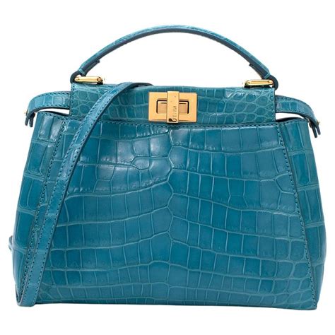 fendi crocodile bag price|Peekaboo Mini .